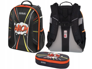 Školský batoh, taška - BACKPACK HERLITZ BE.BAG AIRGO COMICE, KTORÝMI PRÍPADU + PASE