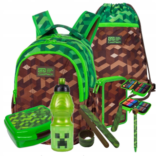 Školský batoh, taška - SADA HERNÝCH BLOKOV BACKPACK JOY-S COOLPACK. 7el. 21L
