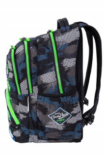 Školský batoh, taška - Mládež Bathpack Grey Placky B Bentley Coolpack