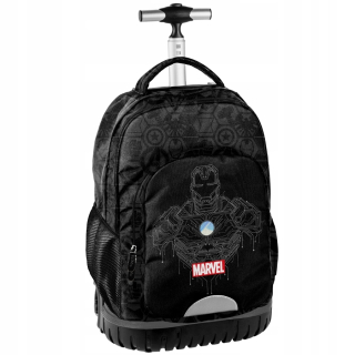 Školský batoh, taška - Mládny batoh na kolesách Paso Marvel Iron Man