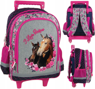 Školský batoh, taška - Batoh na kolesách Kone Kone Horse Derform 1,2KG