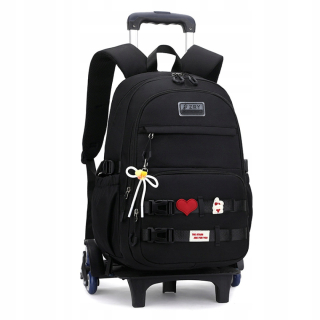 Školský batoh - Batoh na kolieskach School School Bag 6x Gumové kolesá
