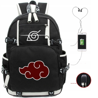 NARUTO - Backpack naruto akatsuki itachi usb veľký A4 nový