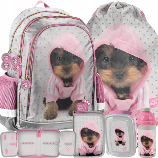 Školský batoh, taška - Backpack Dog York School so psom pre dievča