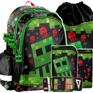 Školská taška - batoh, set, zostava - BACKPACK Ceruzka Case Sack School Set pre priateľa