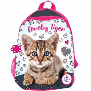 Školský batoh, taška - Backpack batoh s mačiatkom mačiatko pre dievča