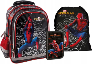 Školský batoh, taška - Školský batoh 3in1 Spiderman Spider Marvel + Nakl