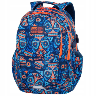 Školský batoh, taška - Školský batoh Coolpack AzTec vzor 4 komory 29l