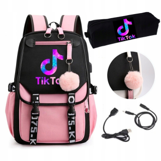 Školský batoh, taška - Školský batoh Dámske TIK TOK + CUKULOU