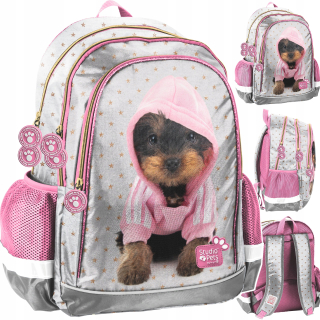 Školský batoh - Batohský batoh pre dievčenské psie York Pooch