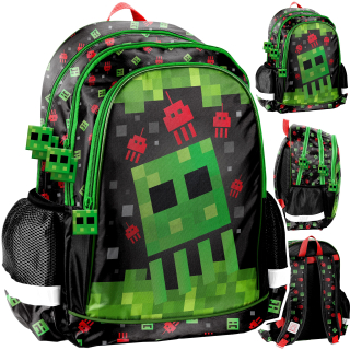 Školský batoh, taška - Game School Batchpack pre priateľa hra Pixela Paso