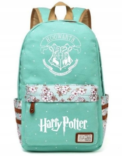 HARRY POTTER - Školský batoh Harry Potter Kvety Canvas