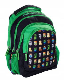 Školský batoh minecraft 4 priestorov original