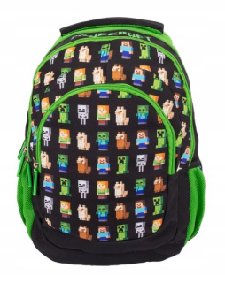 Školský batoh, taška - MINECRAFT MULTI CHARACTERS 20L ŠKOLSKÝ BATOH
