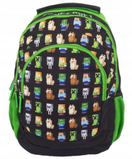 Školský batoh, taška - Školský batoh. Minekraft Astra
