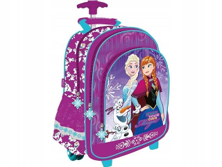 Elsa Frozen - Školský batoh na kolesách. Mrazené. Krajina ľadu