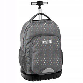 Školský batoh, taška - Školský batoh na kolesách Paso PPMQ19-1231 Dots