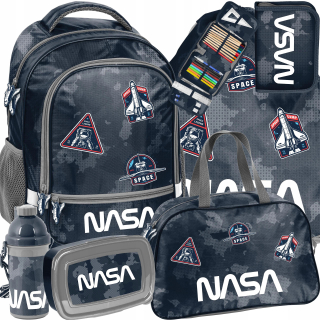 Školský batoh, taška - Školský batoh Nasa Kosmiczny Set 6in1 Paso