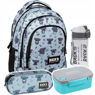 Sada 4 kusov školský batoh pre mládež Batoh 26 L KOALA (PLB3X15SET4CZ)