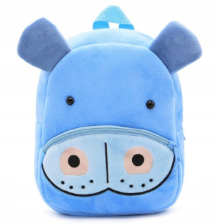 Detský batoh - Školský batoh Preschooler Hippopotamus Zvieratá