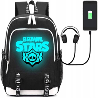 Školský batoh, taška - Školské batoh Stars Leon Spike Black Big A4 USB