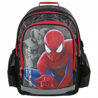 SPIDERMAN - Školský batoh Spiderman 3-komorný 15 'Spider-Man