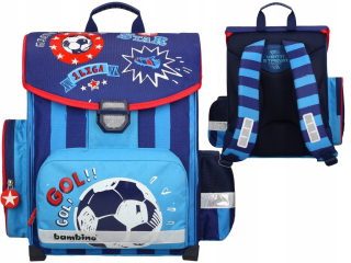 Aktovka školská taška - Školský batoh Školská taška Futbal Ball Bambino