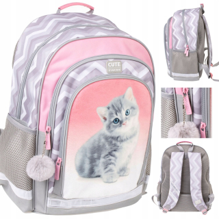 Školský batoh, taška - Školský batoh Sorn Bag Cat mačiatko pre dievča