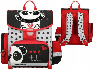 Aktovka školská taška - Školský batoh Tornister Panda My Little Bambino