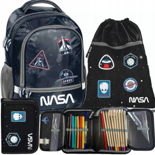 Školská taška - batoh, set, zostava - Školské batoh školské tašky Set pre Nasa Boy