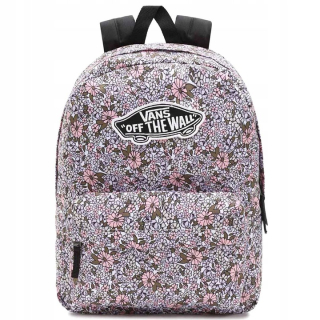 Školský batoh - ŠKOLSKÝ BATOH VANS S KVETMI PRE DÁMSKE DIEVČATÁ