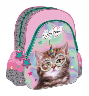 Detský batoh - CATCORN ŠKOLA BACKPACK CAT UNICORN