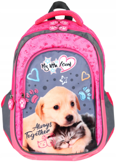 Školský batoh, taška - BATOHY TORNISTER CAT DOG KITTLE DOG 4COM 628467