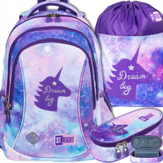 Školská taška - batoh, set, zostava - Backpack School Bag Set pre dievča