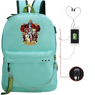 Školský batoh, taška - Batoh USB Gryffindor Harry Potter Veľké A4 vzory