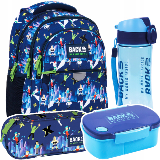 Školská taška - batoh, set, zostava - Skorý batoh Zálohovanie hry XXX gamer set