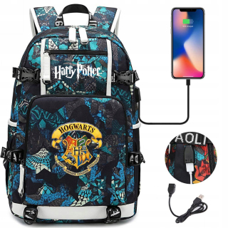 HARRY POTTER - Batoh vodotesný veľký a4 harry potter usb