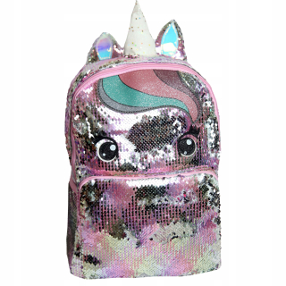 Školský batoh, taška - BACKPACK - UNICORN, UNICORN, flitre-Rose-Multi Big