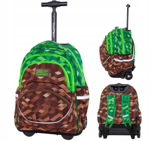 Školský batoh, taška - Batoh na kolesách 27l Coolpack Starr City Jungle