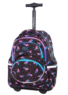 Školský batoh, taška - Batoh 27L na kolesá Starr DARK UNICORN UNICORN