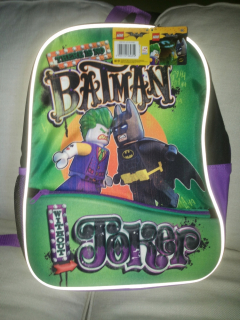 BATMAN -  Školský batoh LEGO BATMAN + MALY Reflexná cesta