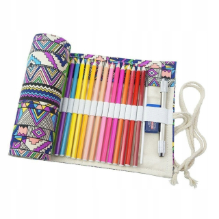 Plátno Pencil Case ŠKOLSKÝ Organizátor viazaný