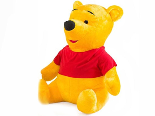 Medvedík Pú - Plush Kubuś médium pre dieťa maskot