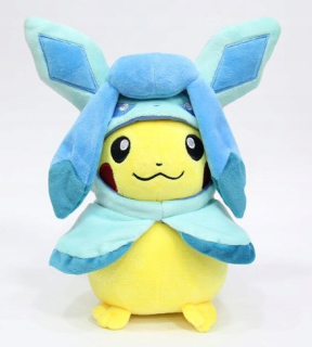 Pokémoni - Pluszak Mascot Pokemon Go Pikachu Glaceon 30cm