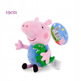 Pepa Pig - Pluszak Maskot Peppa prasa George 19cm