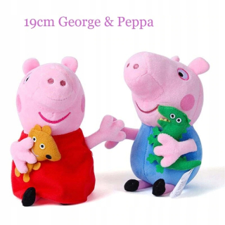 Pepa Pig - Pluszak Peppa a George Mascot Peppa ošípané
