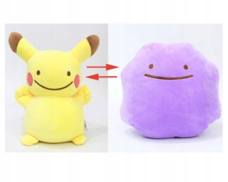 Pokémoni - Pluszak Pokemon Go Pikachu Ditto 2in1 20cm