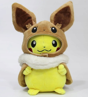 Pokémoni - Pluszak Pokemon Go Pikachu Eevee Cosplay 28cm