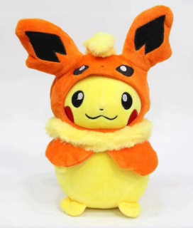 Pokémoni - Pluszak Pokemon Go Pikachu Eevee Flareon 28cm