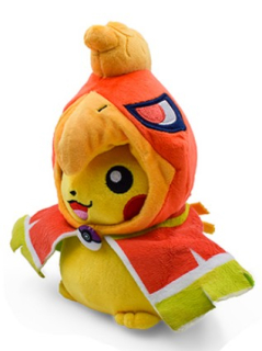 Pokémoni - Pluszak Pokemon Go Pikachu Ho-Oh Cosplay 20cm